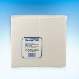 ΧΑΡ/ΤΑ VELVET ΛΕΥΚΗ 500Φ.(8ΠΑΚ)30Χ30CM
