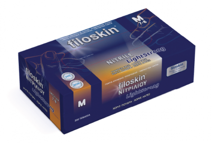ΓΑΝΤΙΑ ΝΙΤΡΙΛΙΟΥ FILOSKIN LIGHTSTRONG S/M/L ΧΩΡΙΣ ΠΟΥΔΡΑ 200ΤΜΧ
