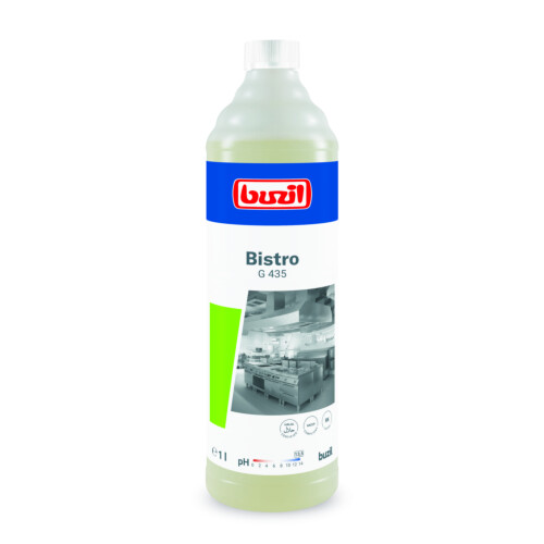 BUZIL BISTRO G435 ΚΑΘΑΡΙΣΤΙΚΟ & ΑΠΟΛΙΠΑΝΤΙΚΟ ΕΝΤΑΤΙΚΟΥ ΚΑΘΑΡΙΣΜΟΥ 1LT