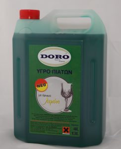 DORO ΥΓΡΟ ΠΙΑΤΩΝ  ΠΡΑΣΙΝΟ ΛΕΜΟΝΙ 4LT