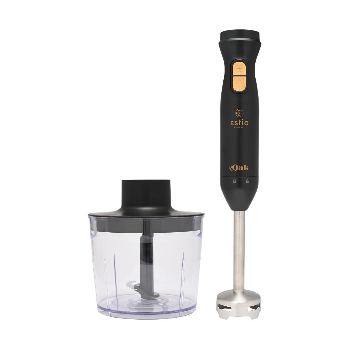 ESTIA OAK  ΡΑΒΔΟΜΠΛΕΝΤΕΡ  800w ΜΕ ΔΟΧΕΙΟ ΑΝΑΜΕΙΞΗΣ 500ml