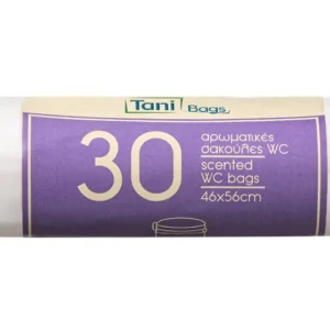 ΣΑΚΟΥΛΕΣ WC ΡΟΛΟ TANI ΑΡΩΜΑΤΙΚΕΣ ΒΑΝΙΛΙΑ 46X56 50Χ30ΤΕΜ