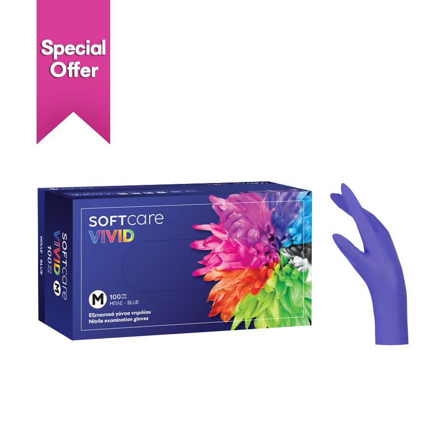SOFT CARE VIVID ΓΑΝΤΙΑ ΝΙΤΡΙΛΙΟΥ SMALL