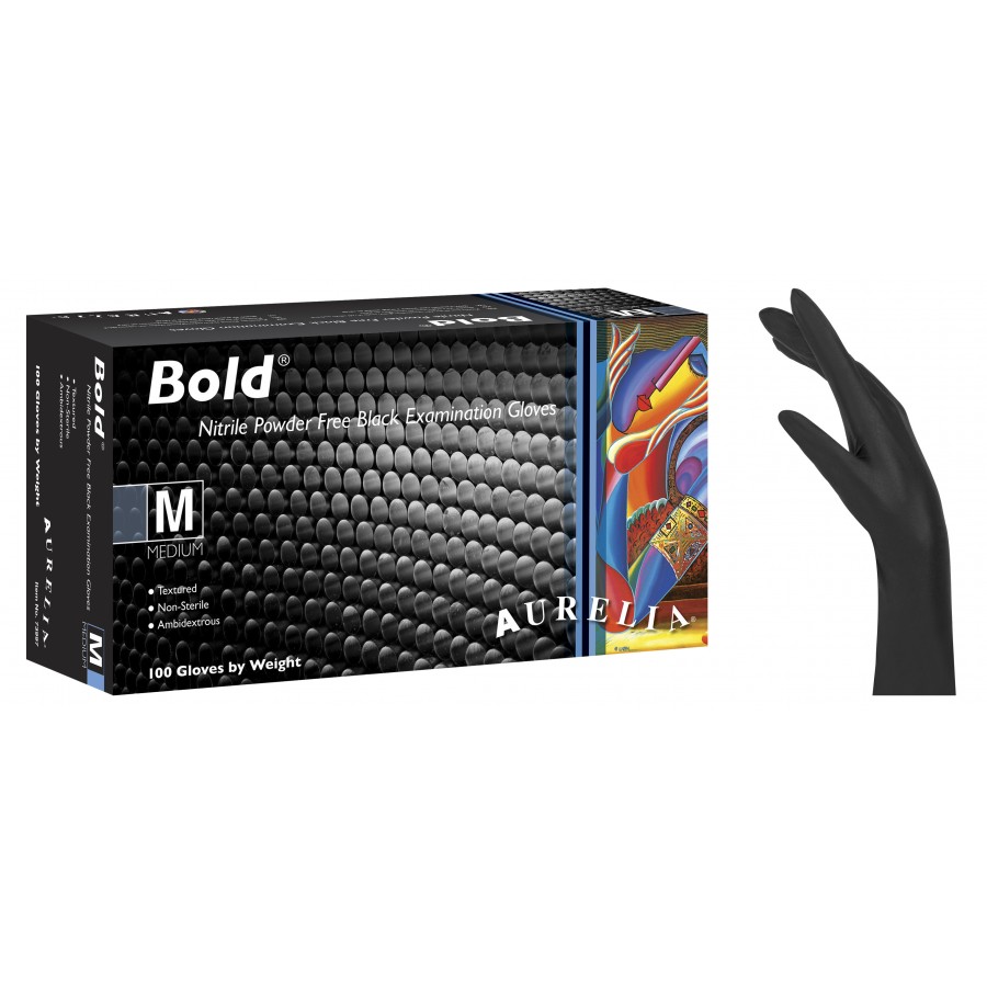 ΓΑΝΤΙΑ ΝΙΤΡΙΛΙΟΥ ΜΑΥΡΑ AURELIA BOLD 100ΤΜΧ