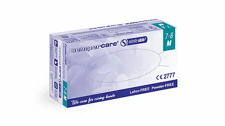 SEMPERCARE ΓΑΝΤΙΑ NITRILE SKIN2 ΜΩΒ 100 ΤΜΧ MEDIUM