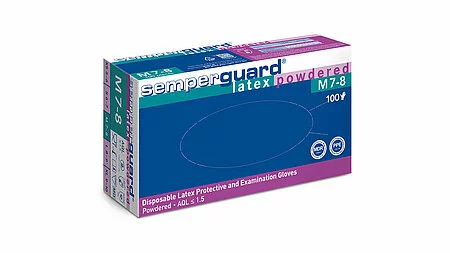SEMPERGUARD ΓΑΝΤΙΑ LATEX ΜΕ ΠΟΥΔΡΑ ΛΕΥΚΑ 100ΤΜΧ MEDIUM