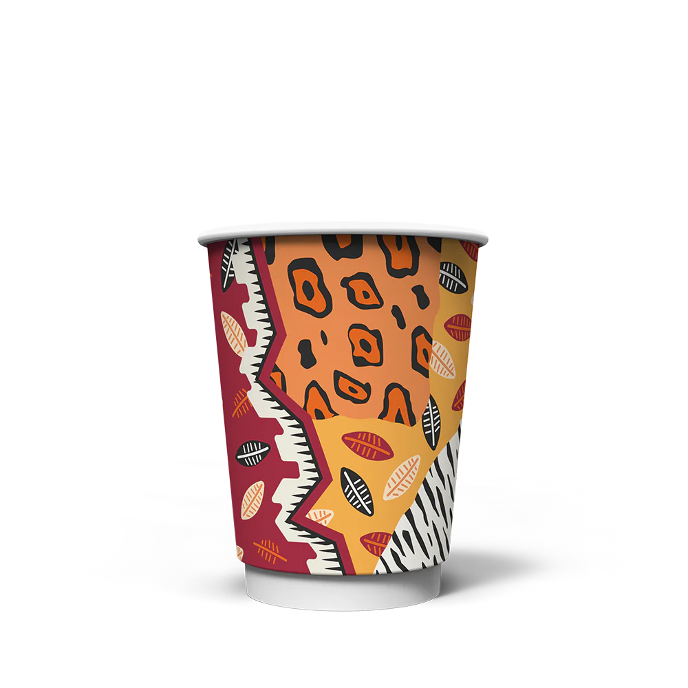 ΧΑΡΤΙΝΟ ΠΟΤΗΡΙ ΔΙΠΛΟΤΟΙΧΟ 14oz JUNGLE (25ΤΜΧ)