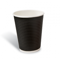 ΠΟΤΗΡΙ ΧΑΡΤΙΝΟ RIPPLE 8OZ 25TEM MAYΡΟ