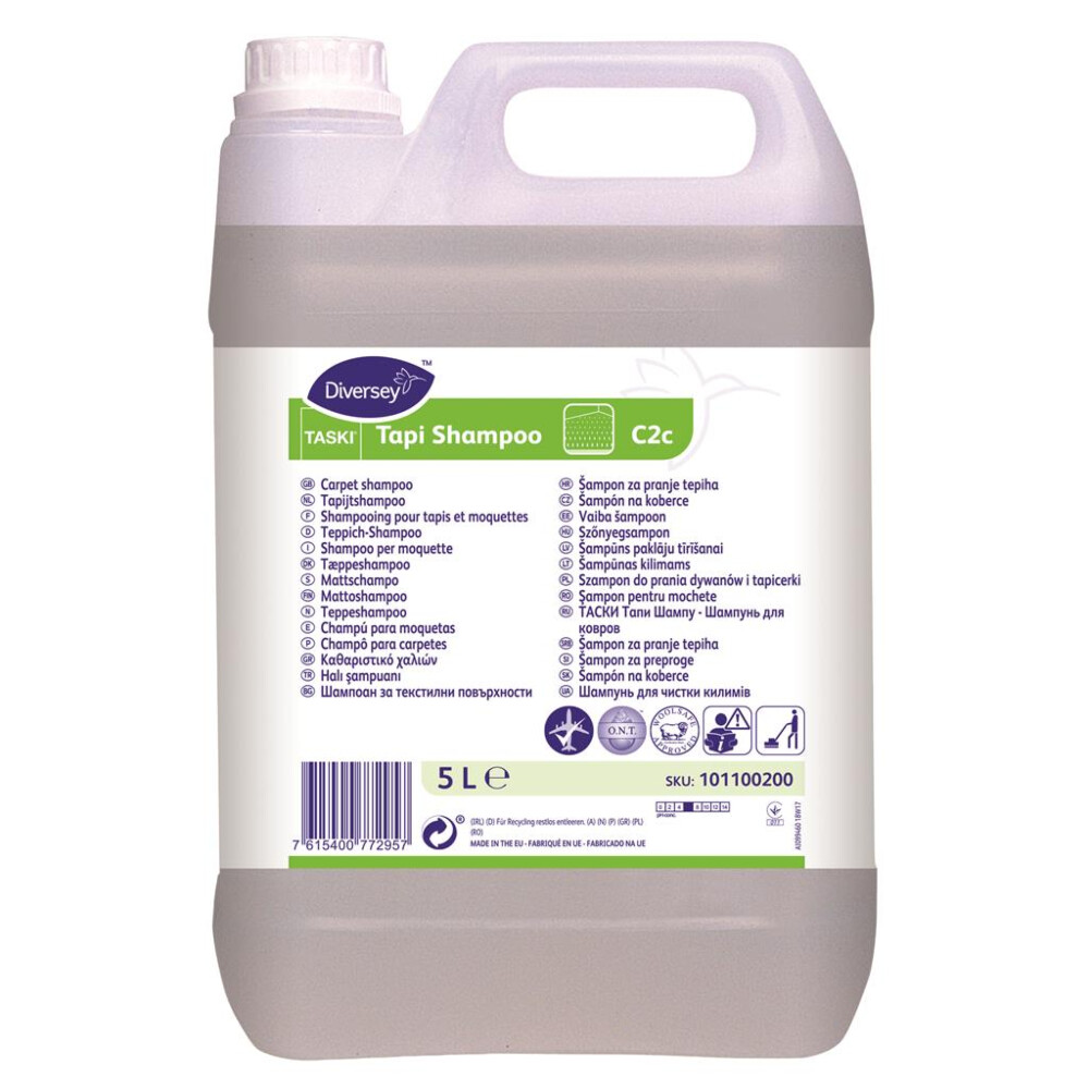 TASKI TAPI SHAMPOO ΕΠΑΓΓΕΛΜΑΤΙΚΟ ΥΓΡΟ  ΚΑΘΑΡΙΣΤΙΚΟ ΧΑΛΙΩΝ 5LT