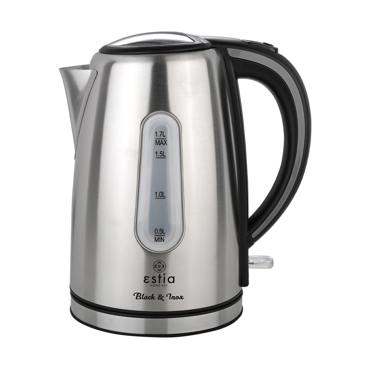 ESTIA BLACK & INOX ΒΡΑΣΤΗΡΑΣ ΑΝΟΞΕΙΔΩΤΟΣ 2200w 1.7lt