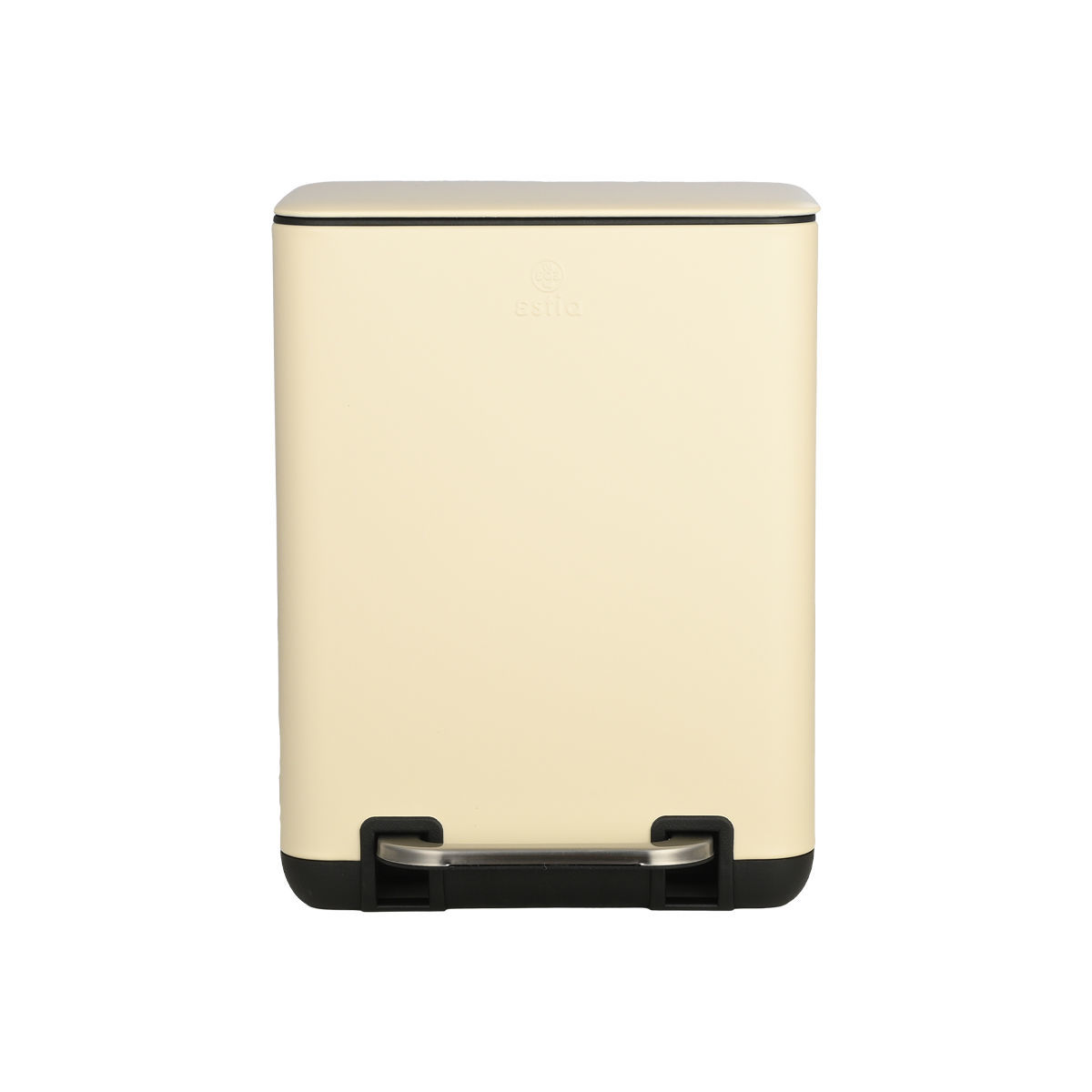 ESTIA CUBIC SOFT CLOSE IVORY ΧΑΡΤΟΔΟΧΕΙΟ ΜΠΑΝΙΟΥ 6LT
