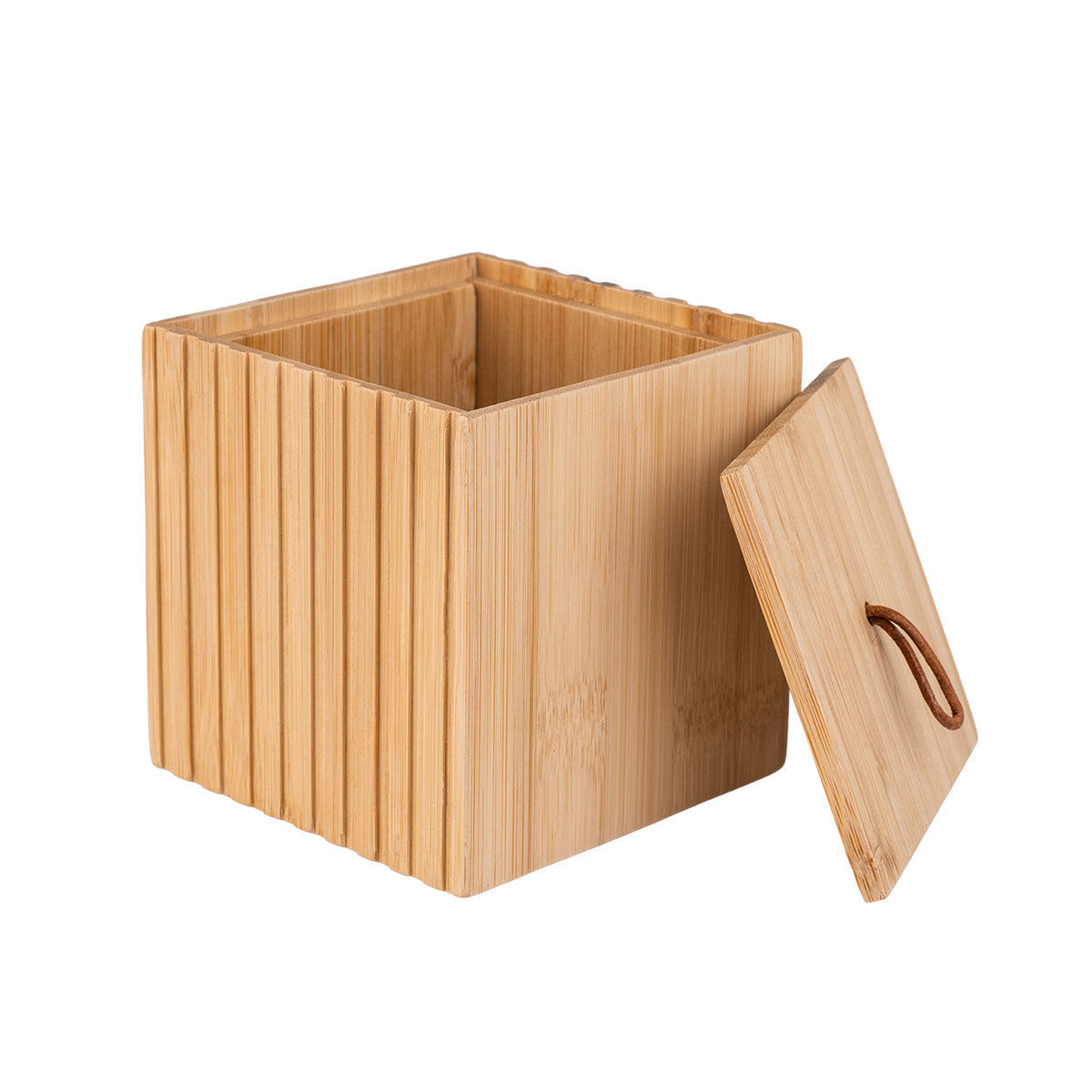 ESTIA ΚΟΥΤΙ ΑΠΟΘΗΚΕΥΣΗΣ ΚΑΙ ΟΡΓΑΝΩΣΗΣ BAMBOO ESSENTIALS 9x9x8cm - Image 3