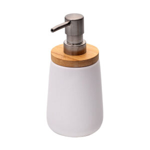 ESTIA ΑΝΤΛΙΑ ΣΑΠΟΥΝΙΟΥ BAΜBOO ESSENTIALS ΔΟΛΟΜΙΤΗ 360ml ΛΕΥΚΗ