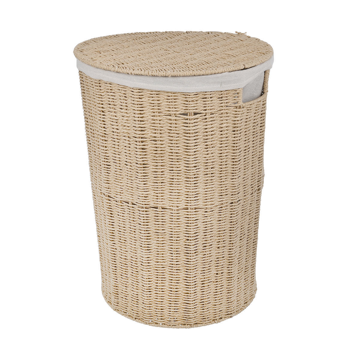 ESTIA ΚΑΛΑΘΙ ΑΠΛΥΤΩΝ BOTANICA 40x40x50cm ME ΕΣΩΤΕΡΙΚΗ ΕΠΕΝΔΥΣΗ ΚΑΙ ΚΑΠΑΚΙ - Image 2