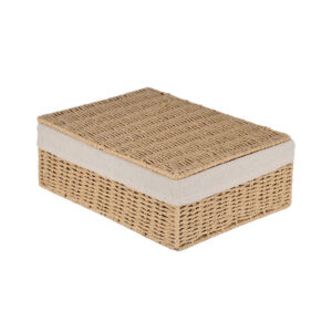 ESTIA ΚΟΥΤΙ ΑΠΟΘΗΚΕΥΣΗΣ ΚΑΙ ΟΡΓΑΝΩΣΗΣ BOTANICA 36x27x13cm ΜΕ ΕΣΩΤΕΡΙΚΗ ΕΠΕΝΔΥΣΗ ΚΑΙ ΚΑΠΑΚΙ