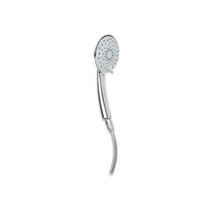 ESTIA ΚΕΦΑΛΗ ΝΤΟΥΣ ΧΡΩΜΙΟΥ 10.5cm ΜΕ 5 ΛΕΙΤΟΥΡΓΙΕΣ ΡΟΗΣ ΚΑΙ ΣΠΙΡΑΛ ΑΝΟΔΕΙΔΩΤΟ 1.5m