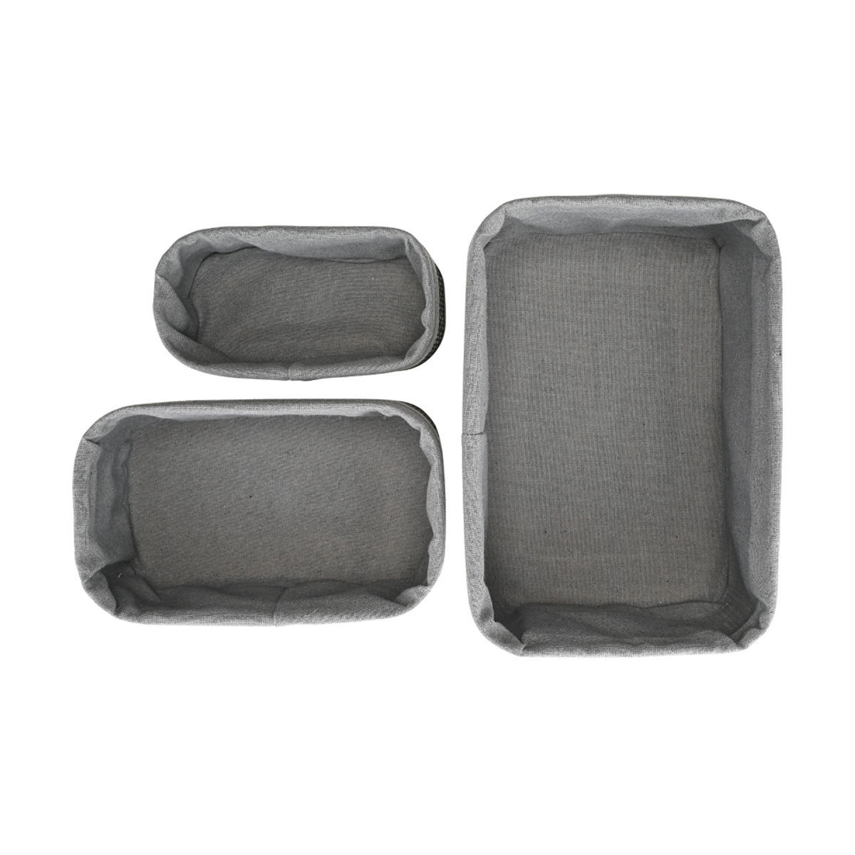 ESTIA ΚΑΛΑΘΙ ΟΡΓΑΝΩΣΗΣ BAMBOO ESSENTIALS ME ΕΠΕΝΔΥΣΗ ΣΕΤ 3ΤΕΜ. ΜΑΥΡΟ - Image 2