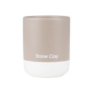 ESTIA ΠΟΤΗΡΑΚΙ ΜΠΑΝΙΟΥ TONE LAB ΚΕΡΑΜΙΚΟ STONE CLAY